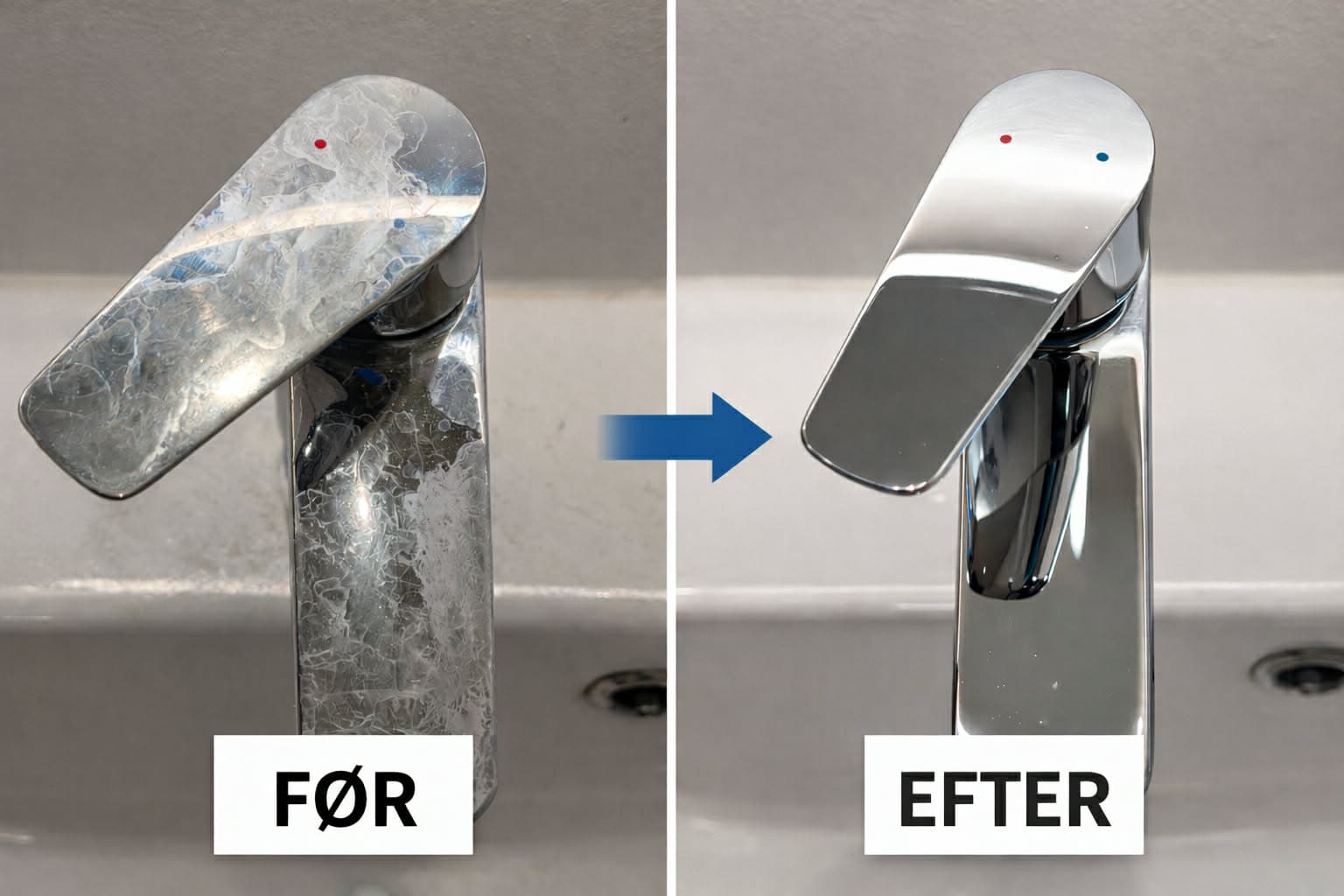 Før og efter rengøring 1